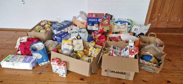 Na obrazu wdać: prezenty