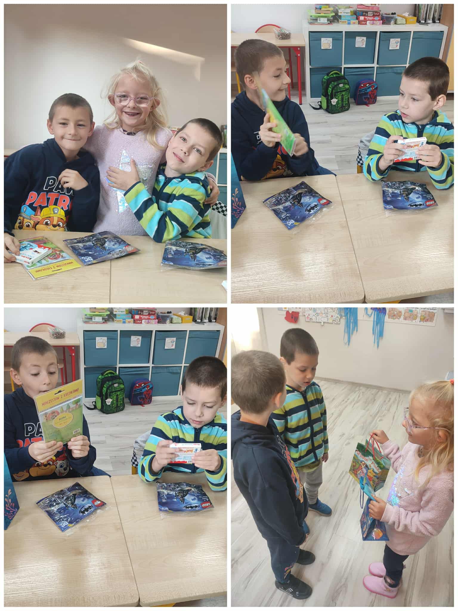 Na obrazku widać: grupę osób