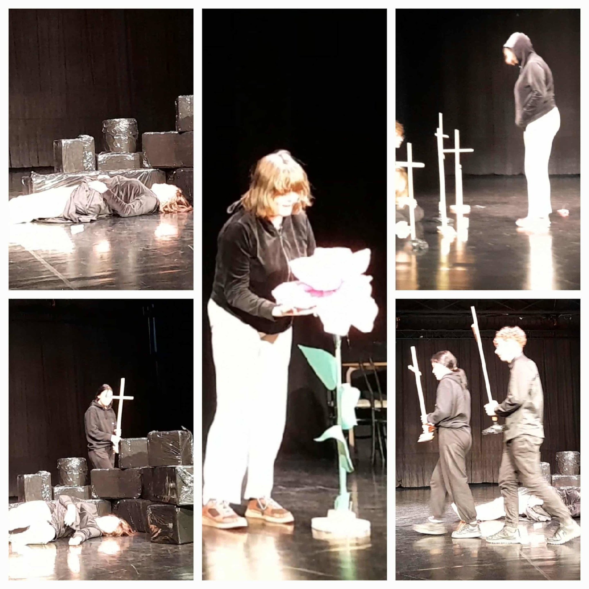 Na obrazku widać: grupę osób